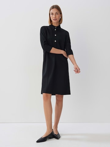 Someday Shirt Dress 'Qiuva' in Black: front