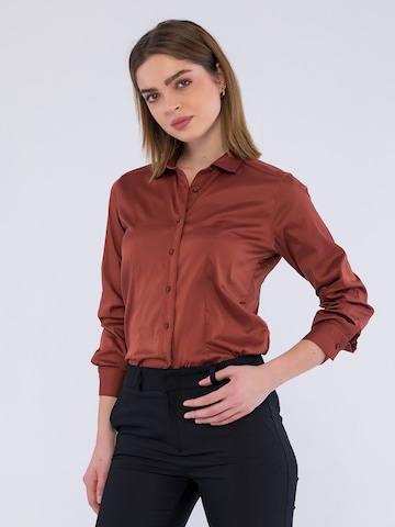 Basics and More Blouse 'Abby ' in Brown