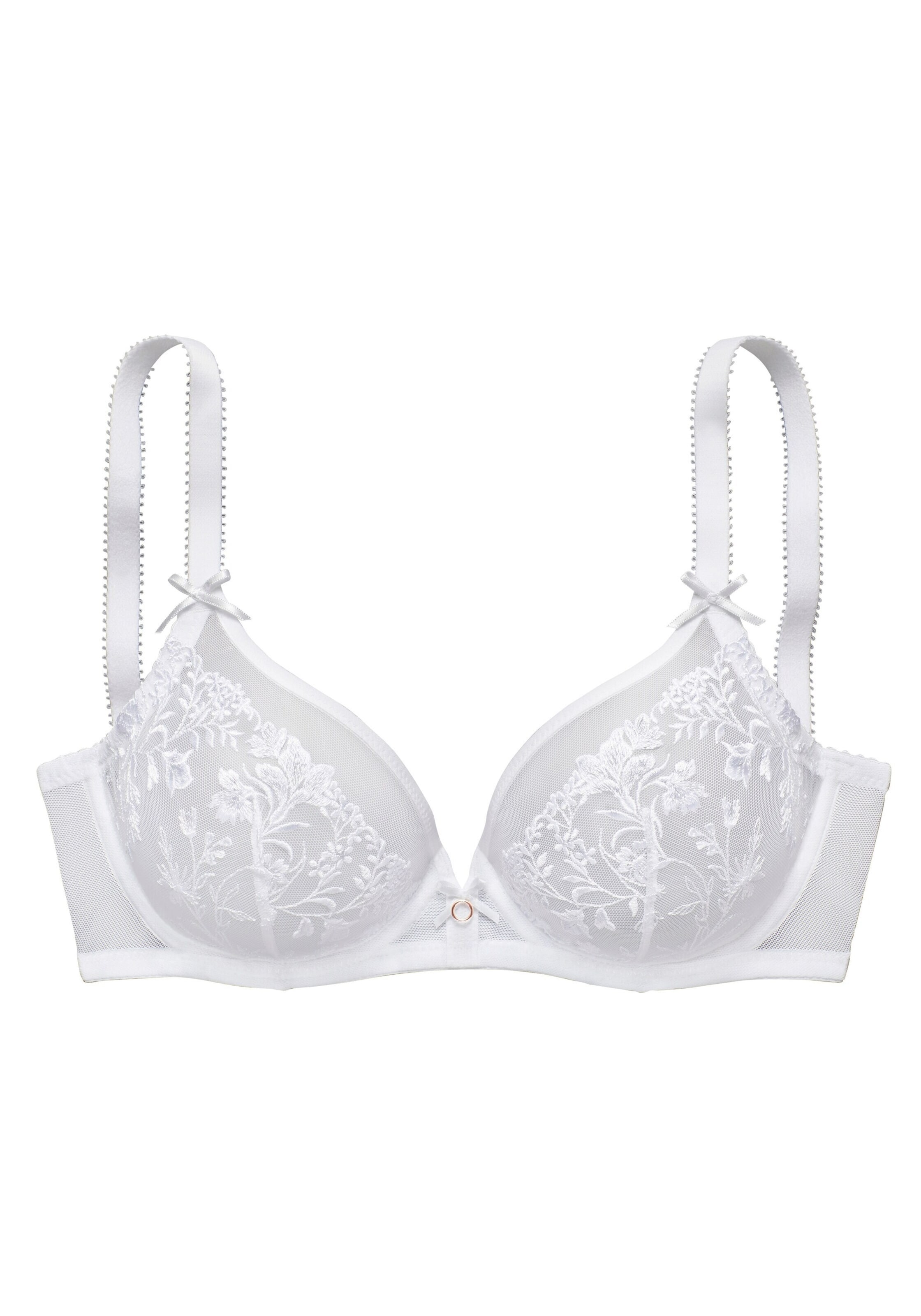LASCANA T-shirt Bra in White: front