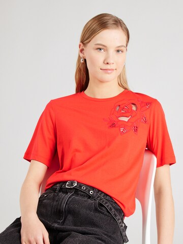 VILA - Camiseta 'VIKRUNA' en rojo: frente