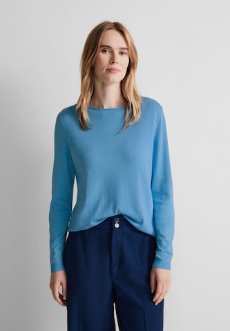 STREET ONE Sweater in Blue: front