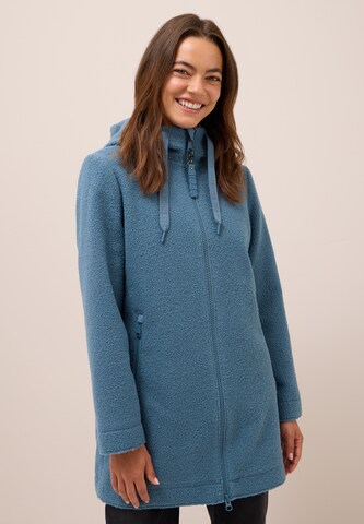 CECIL Between-Seasons Coat in Blue: front
