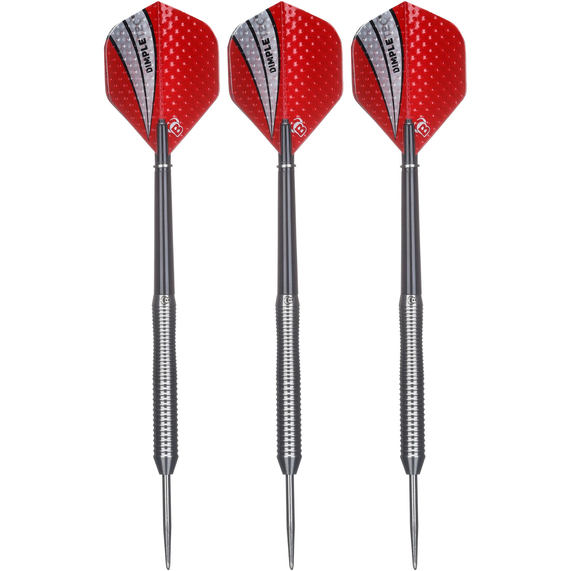BULL'S Dartpfeil 'Dot D2 Steel' in Silber: Vorderseite