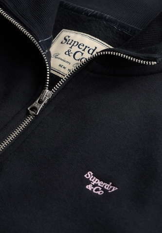 Bluză de molton de la Superdry & Co pe albastru