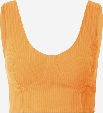 Monki Top in Orange: front