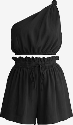 Costum cu pantaloni de la Imily Bela pe negru: față