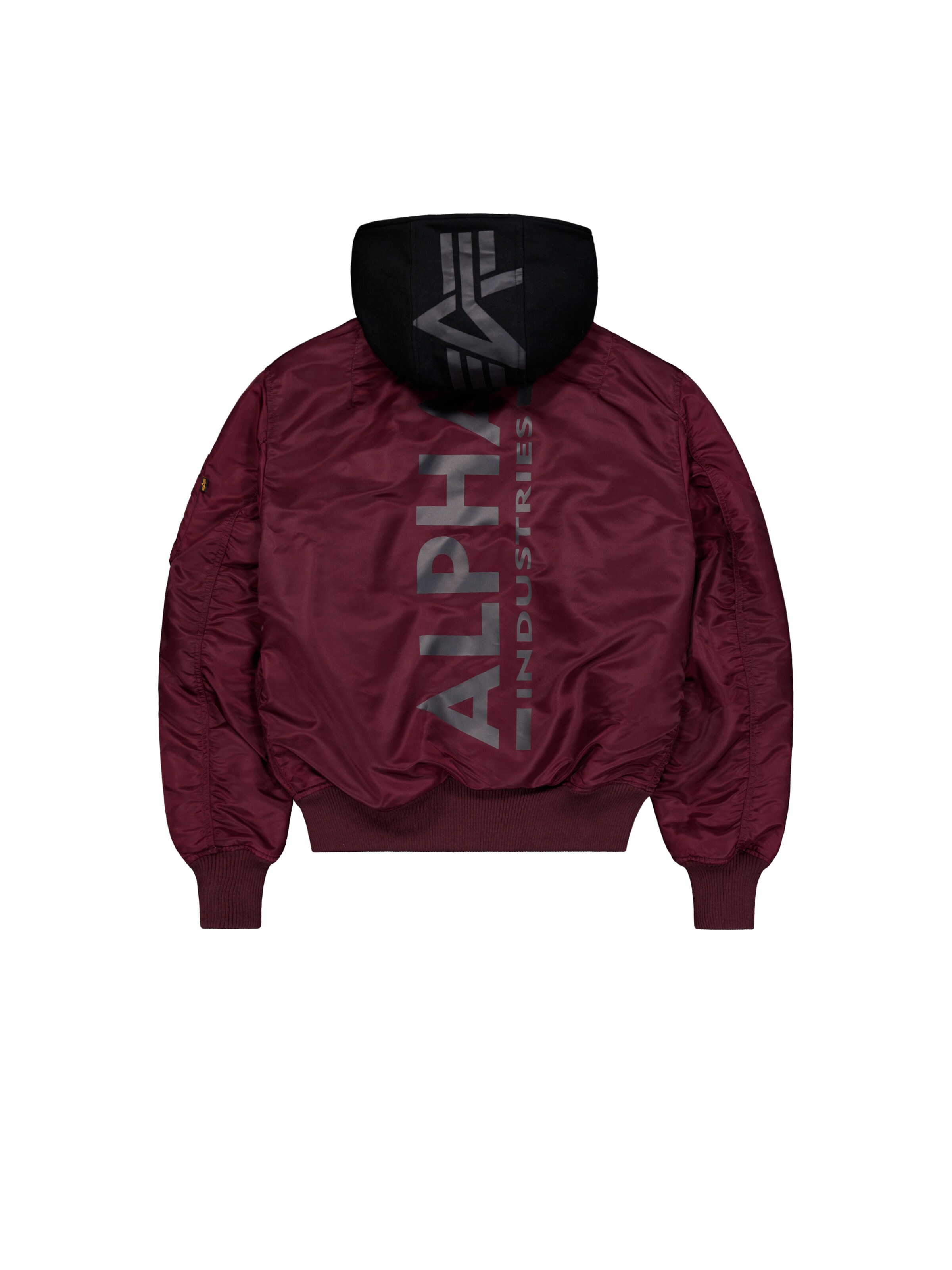 ALPHA INDUSTRIES Téli dzseki 'MA-1 Zip Hood' - piros