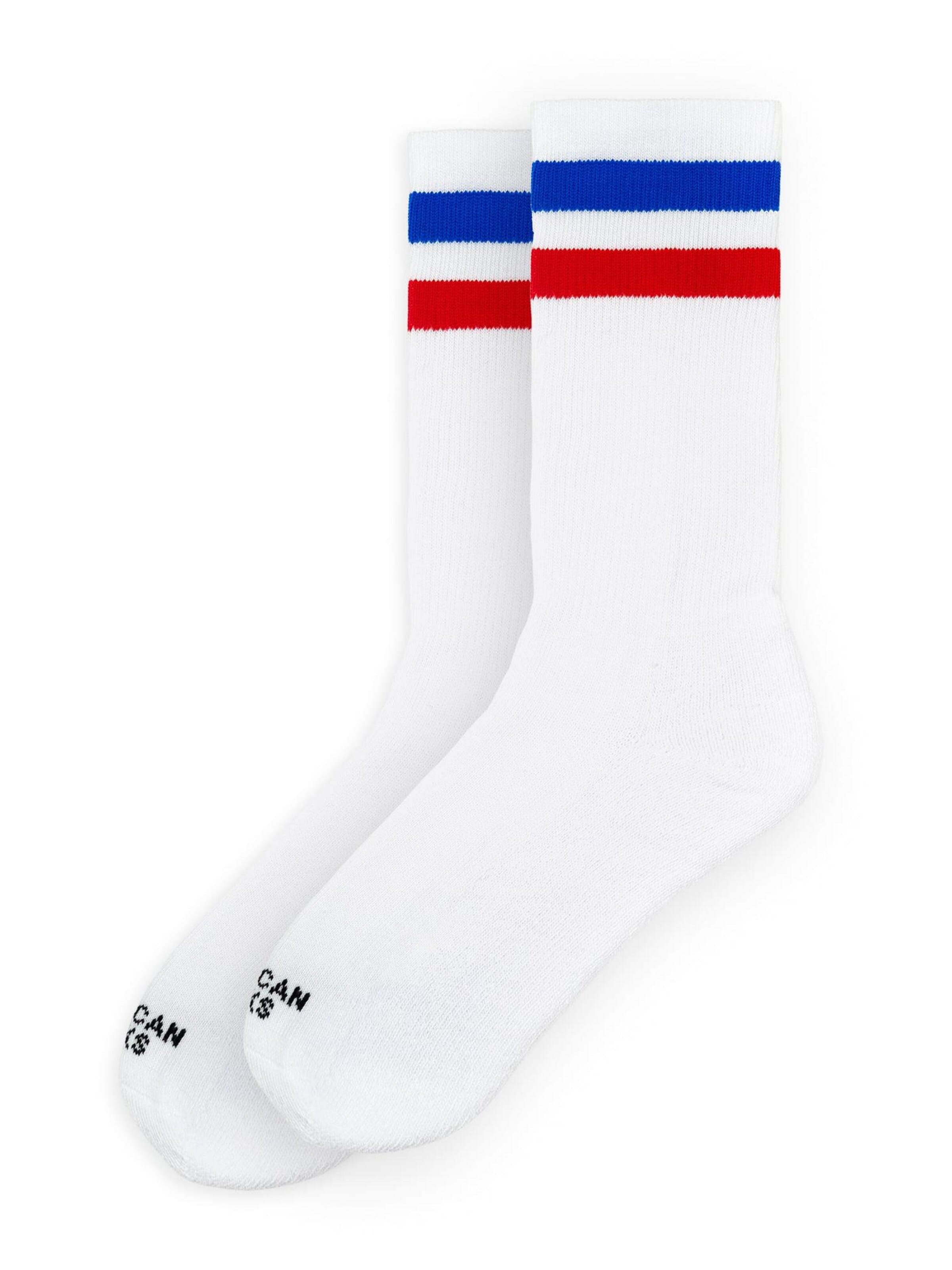 American Socks Socks 'American Pride' in White: front