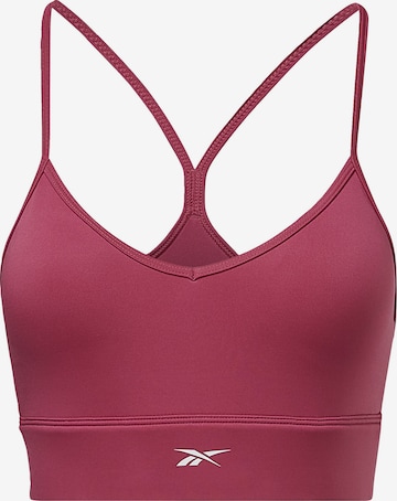 Bustier Soutien-gorge de sport 'Workout Ready' Reebok en rose : devant