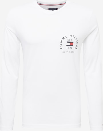 T-Shirt TOMMY HILFIGER en blanc : devant