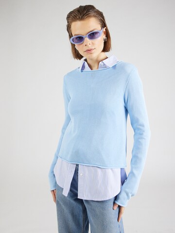 modström Пуловер 'Ivonne' в синьо: отпред