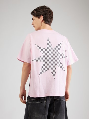 JACK & JONES Shirt 'JCOSOLANA' in Purple: front
