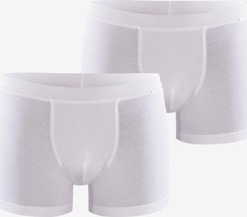 Blackspade Boxer shorts ' Silver ' in White: front