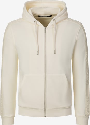 Karl Lagerfeld Sweatjacke in Beige: Vorderseite
