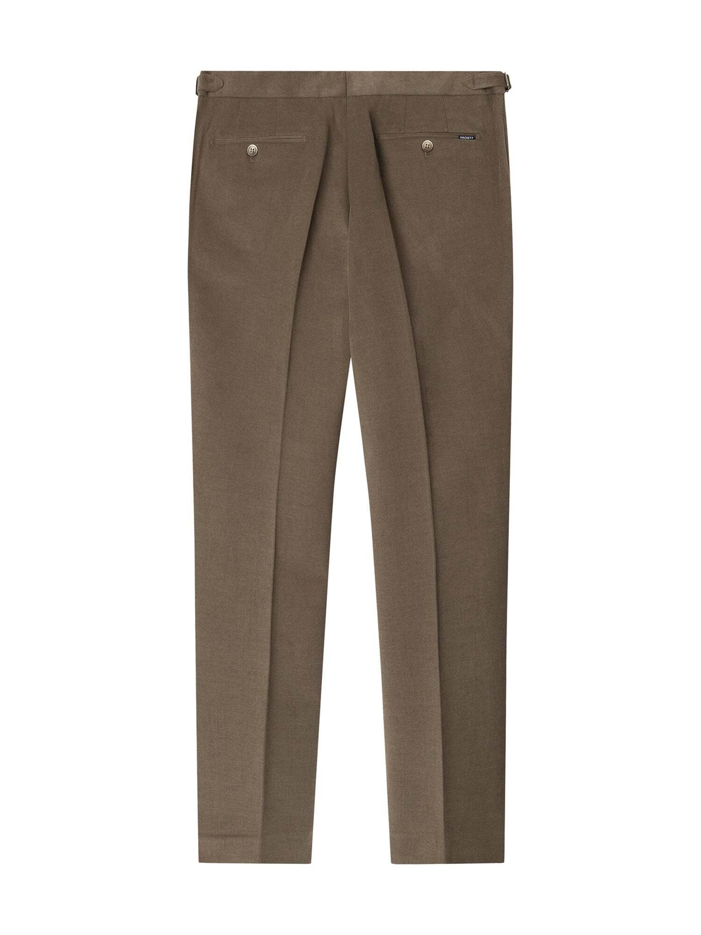 Slimfit Pantaloni chino 'Luxe' di Hackett London in marrone