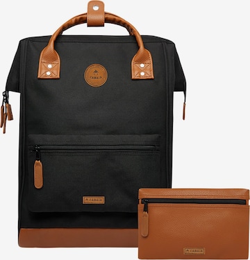 Cabaia Backpack in Black: front