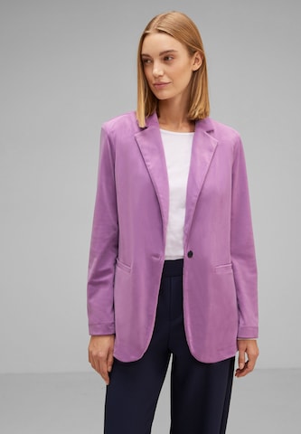 STREET ONE Blazer in Purple: front