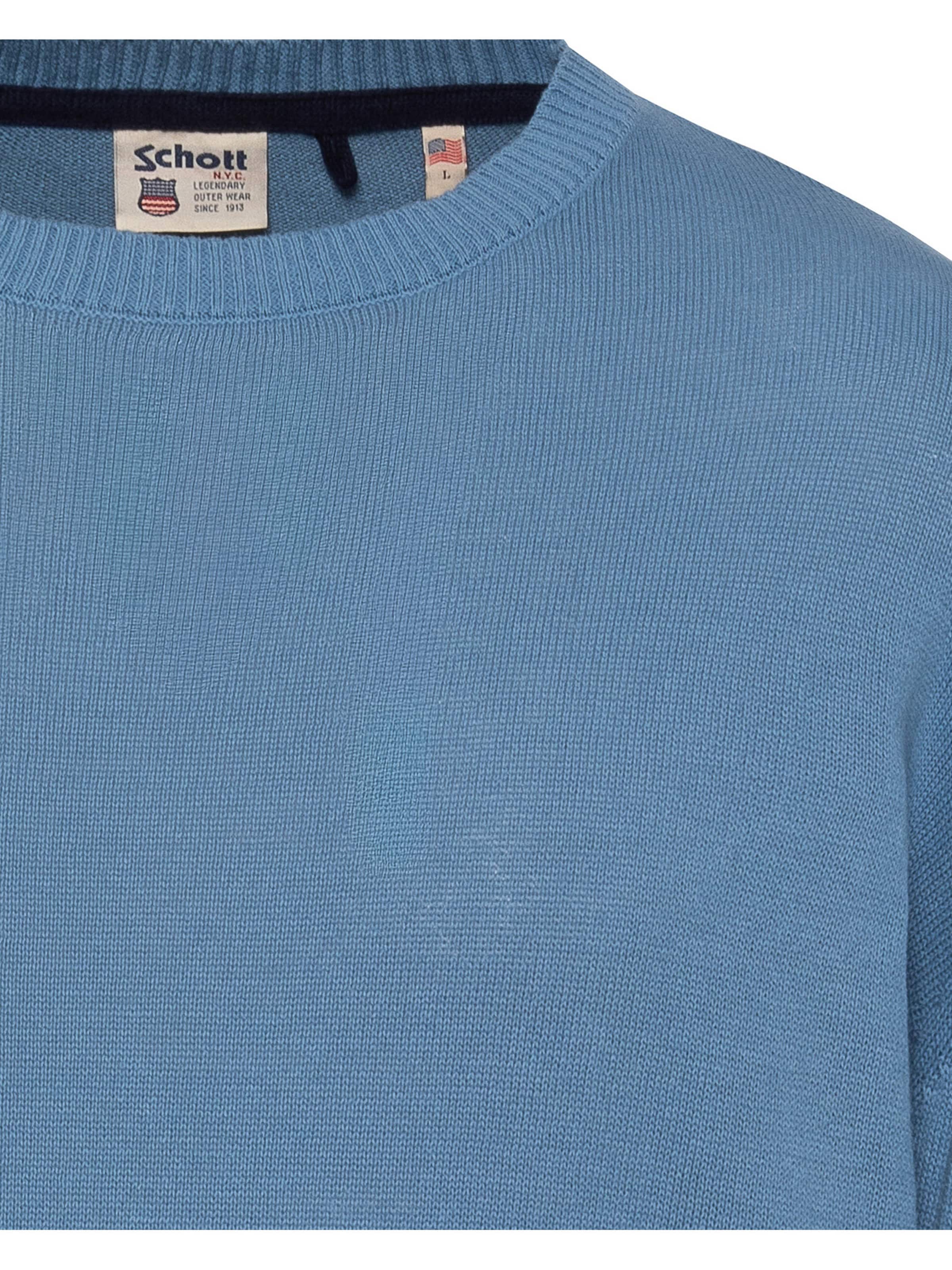 Schott NYC Pullover‌‌ in Blau