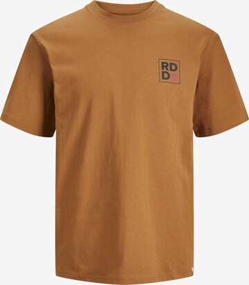 R.D.D. ROYAL DENIM DIVISION T-Shirt 'Aaron' in Braun: predná strana