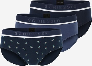 Slip 'Rio' SCHIESSER en bleu : devant