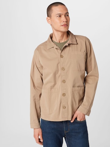 By Garment Makers Jacke  (GOTS) in Beige: predná strana