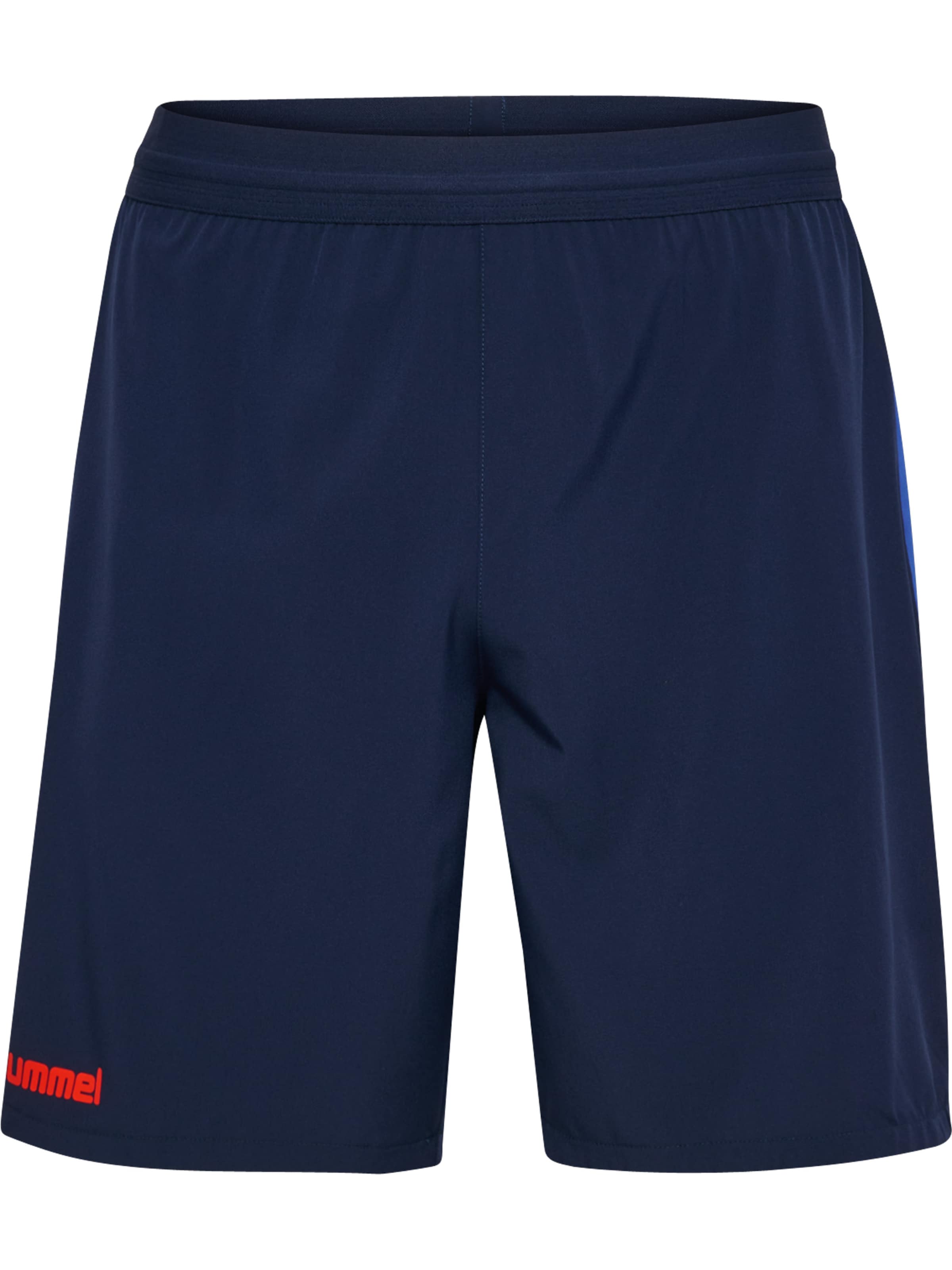 Hummel Workout Pants 'BLAZE26 PRO' in XXL in Dark blue / Orange red, Item view