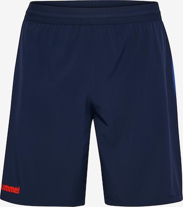Hummel Workout Pants 'BLAZE26 PRO' in Blue: front