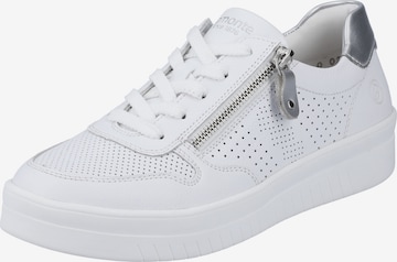 Baskets basses REMONTE en blanc : devant