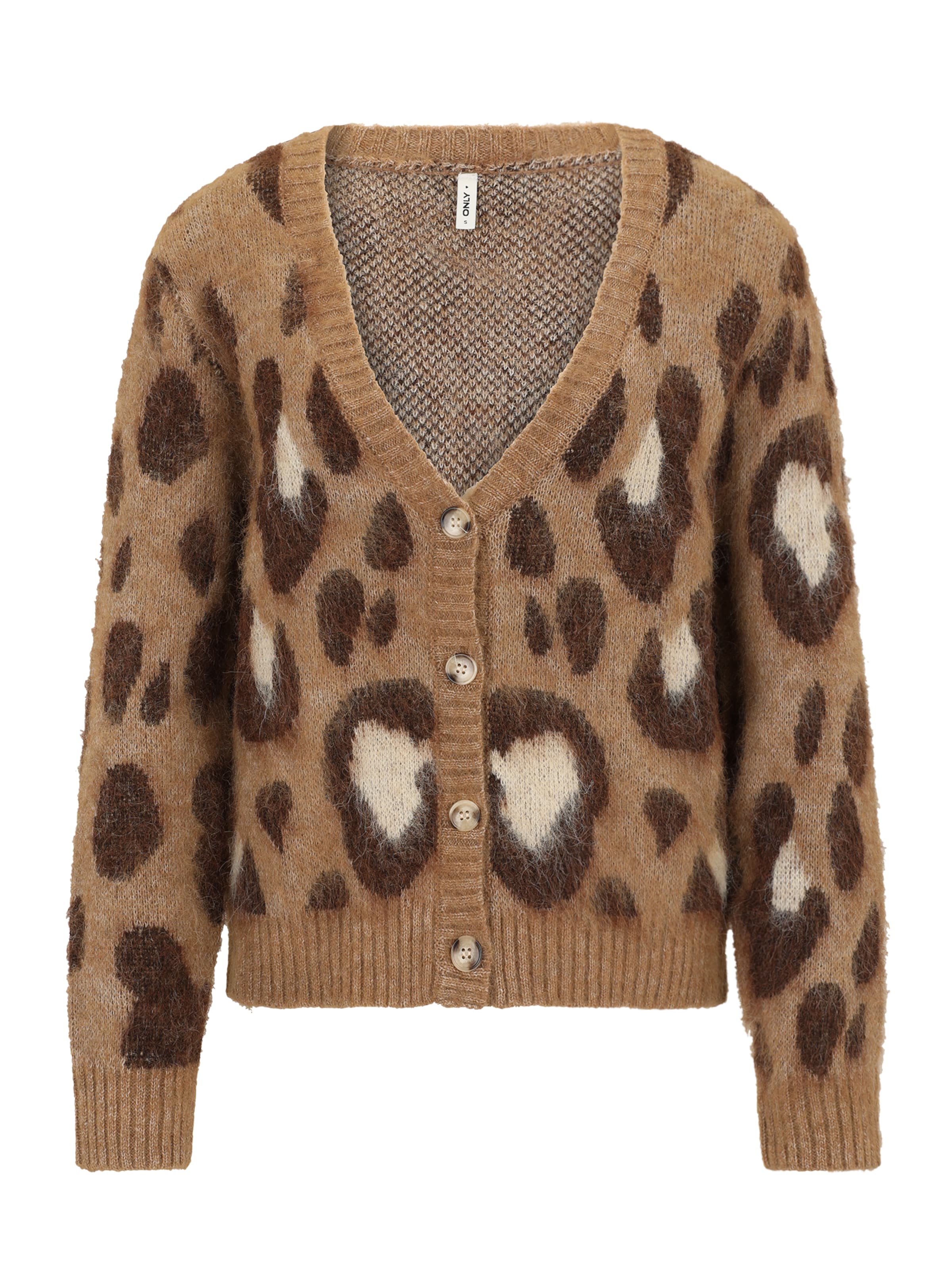 Only Tall Πλεκτή ζακέτα 'ONLEDELIE' σε καφέ: μπροστά