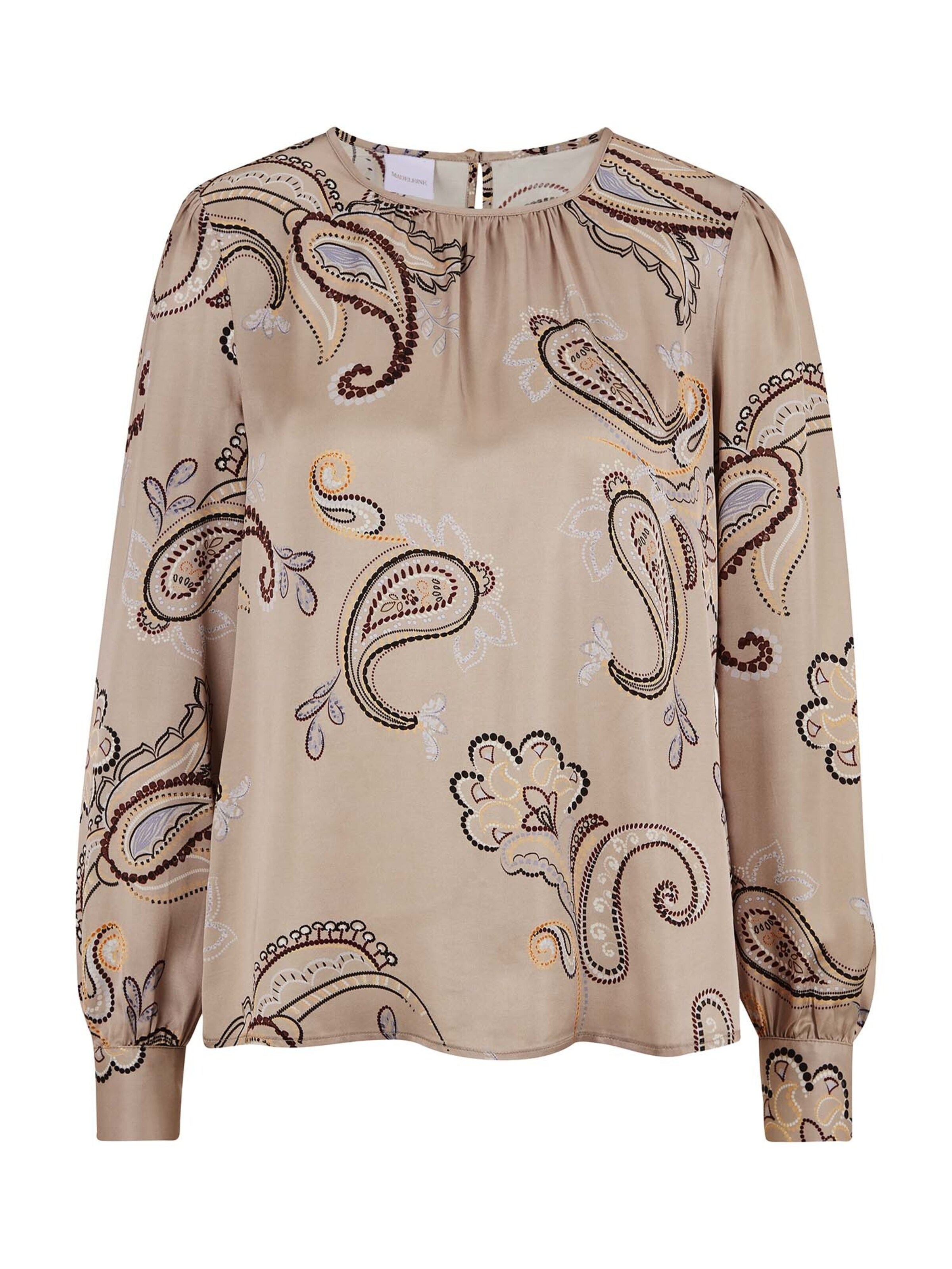 Chemisier MADELEINE en beige : devant