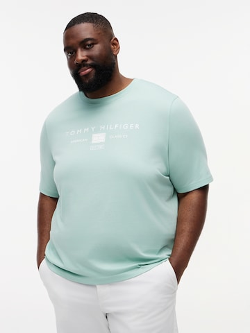 Tommy Hilfiger Big & Tall Shirt in Groen: voorkant