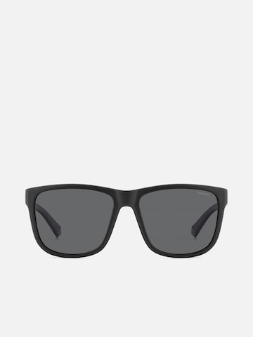 Lunettes de soleil Polaroid en noir : devant