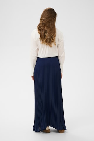 Cream Rok 'Charline' in Blauw