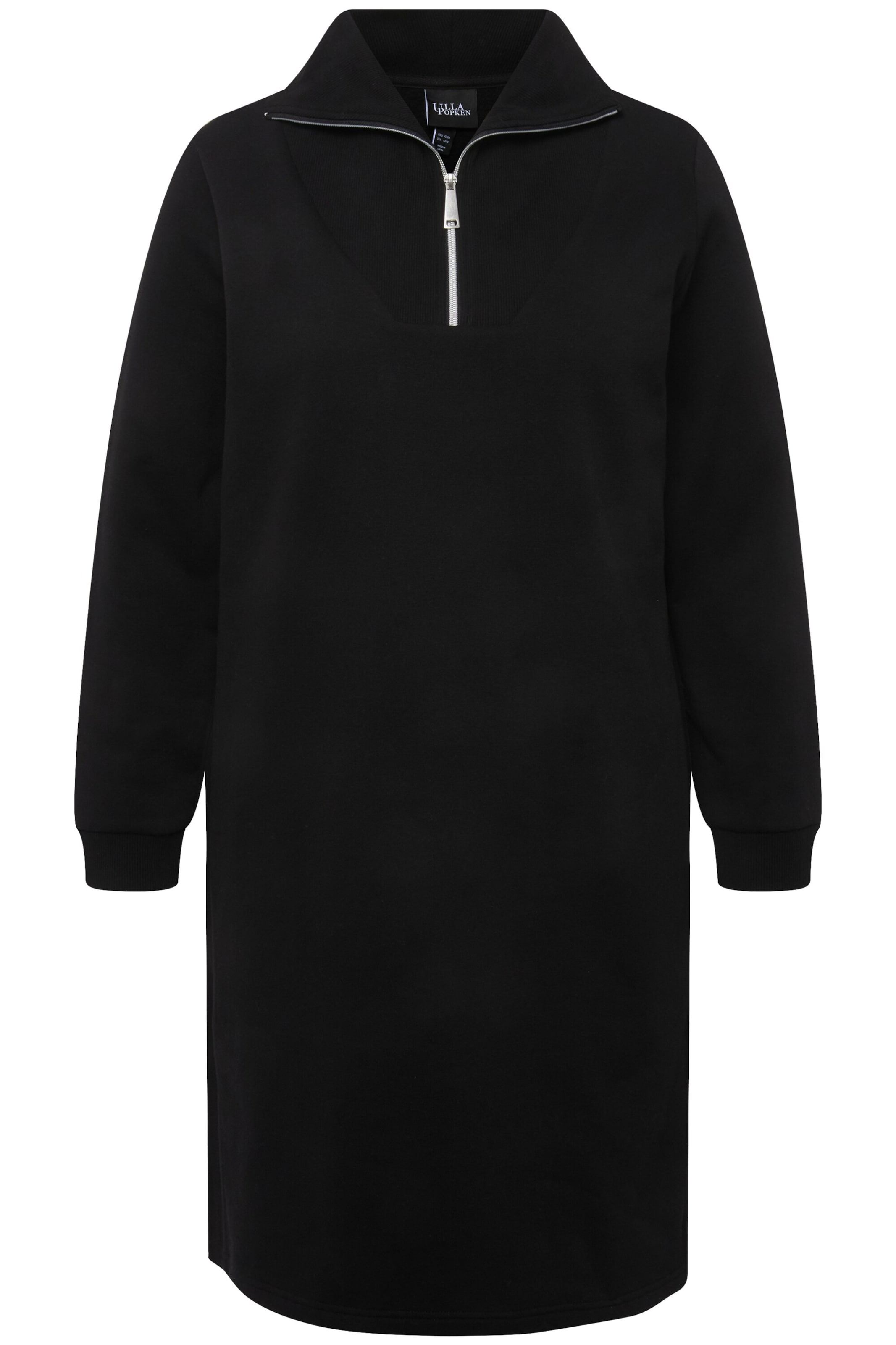 Ulla Popken Jurk in Zwart: voorkant