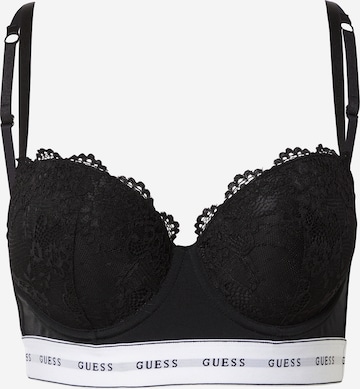 GUESS Bra 'BELLE' in Black: front