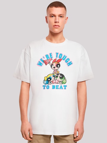 T-Shirt 'Powerpuff Girls Tough To Beat' F4NT4STIC en blanc : devant