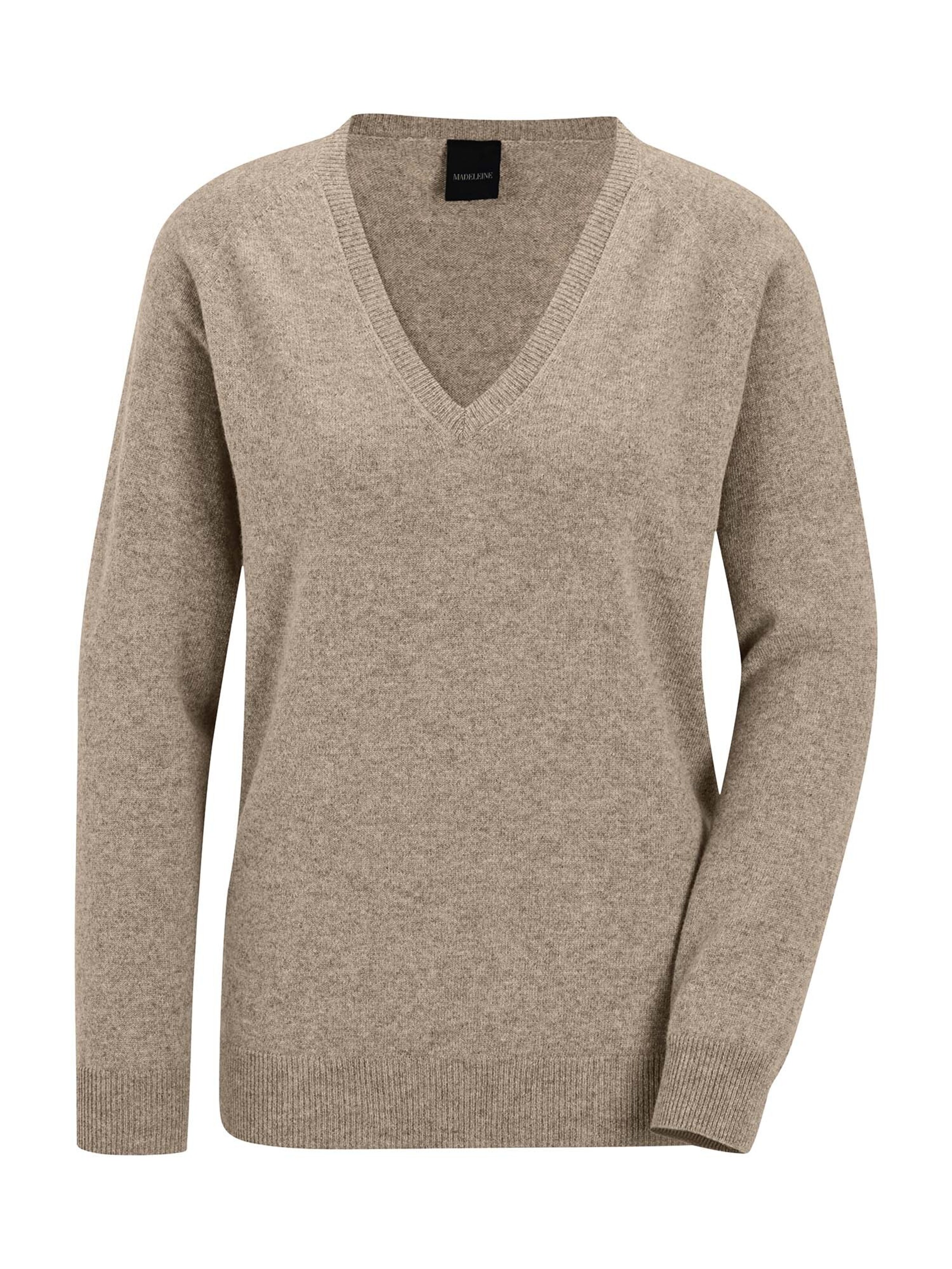 MADELEINE Pullover in Beige: Vorderseite