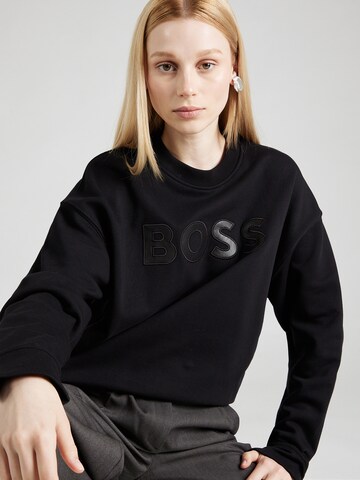 BOSS Sweatshirt 'Econa' in Black