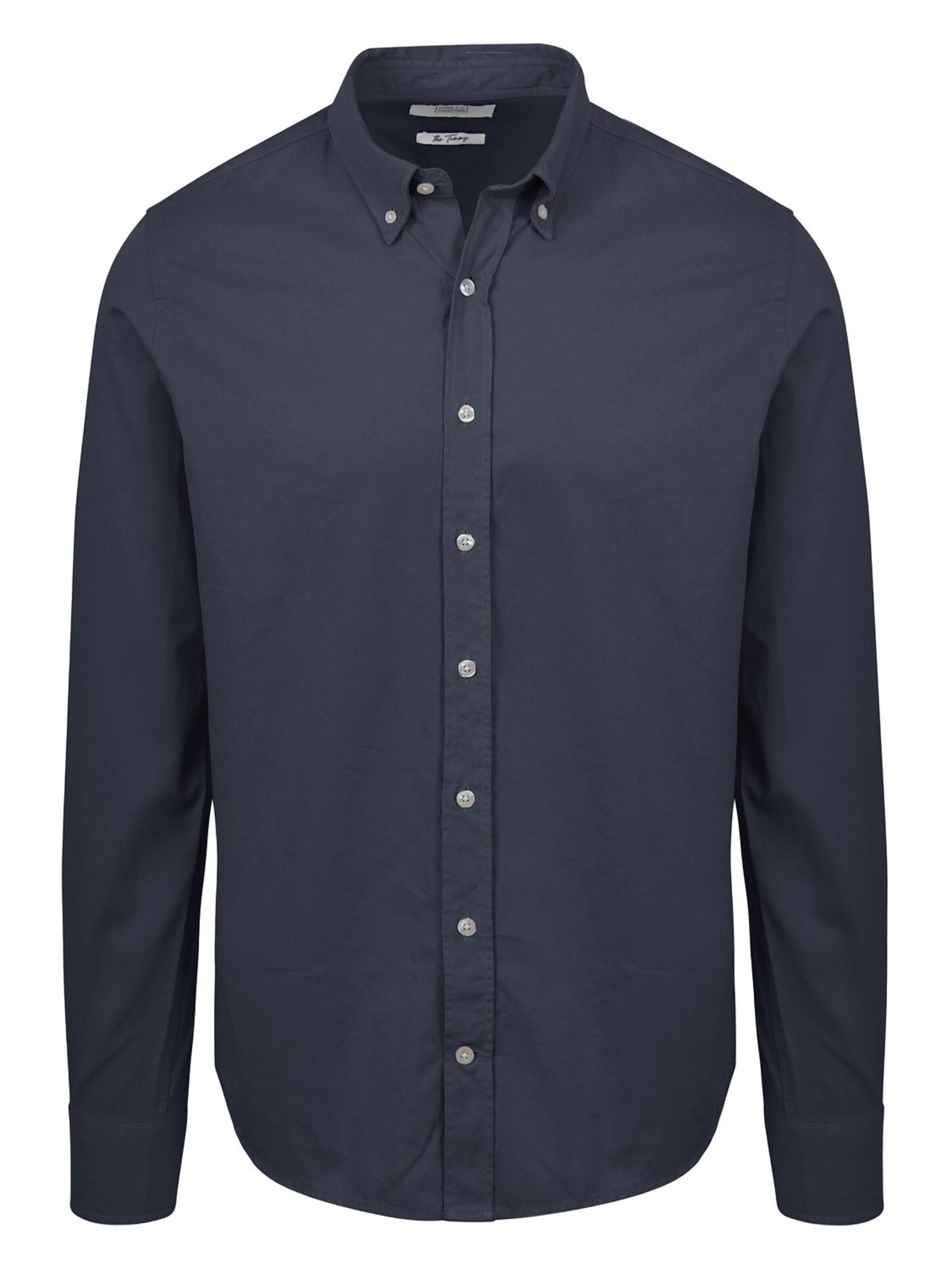 KING Essentials Button Up Shirt 'The Tommy' in Grey: front