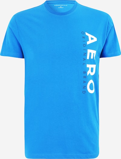Tricou AÉROPOSTALE pe albastru / azuriu / alb, Vizualizare produs