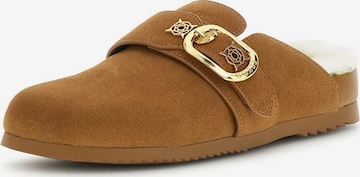 GUESS - Zapatos abiertos 'GALAVANTA2' en marrón: frente