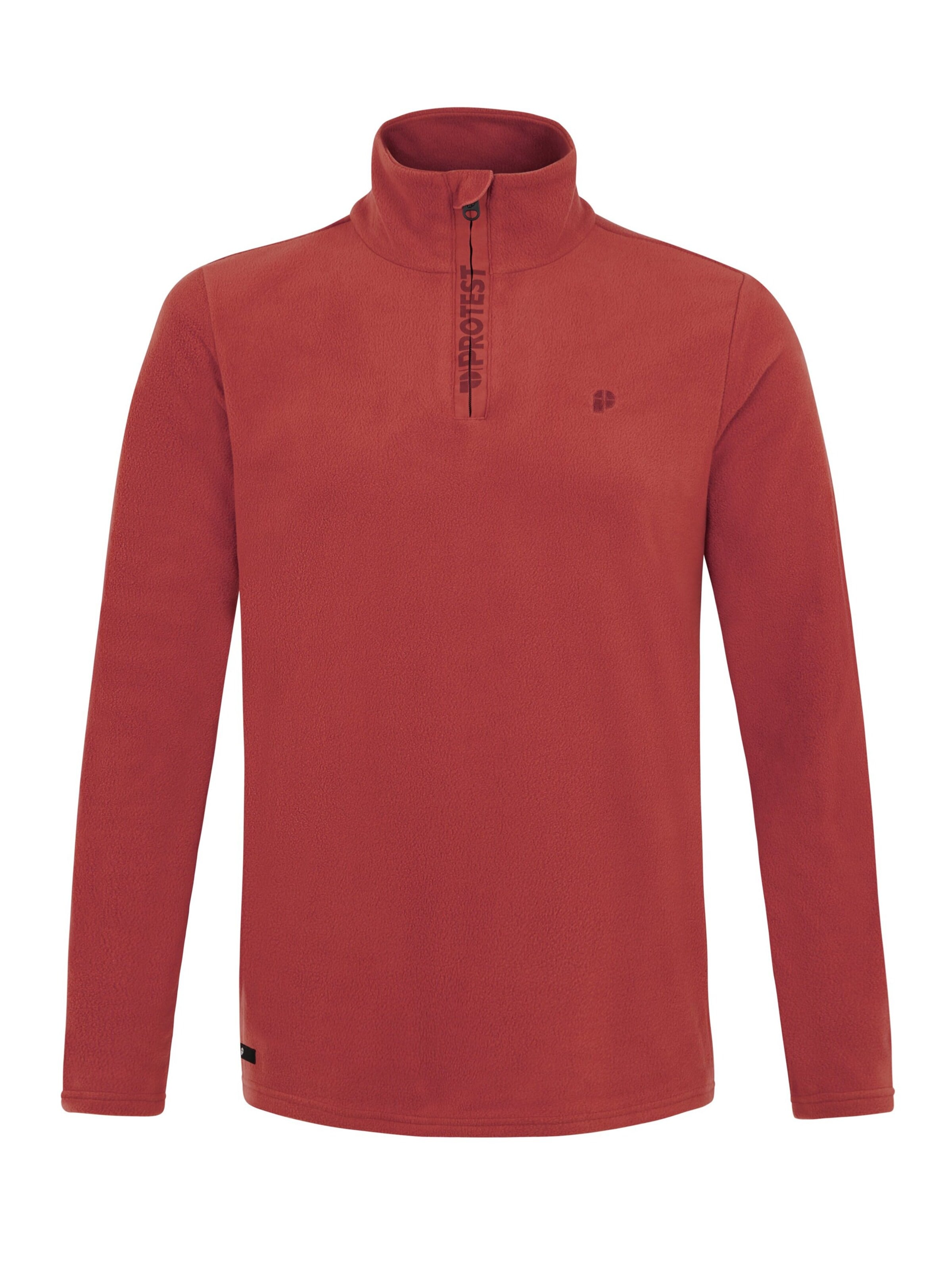 PROTEST Sportsweatshirt 'PERFECTO' in Rood: voorkant