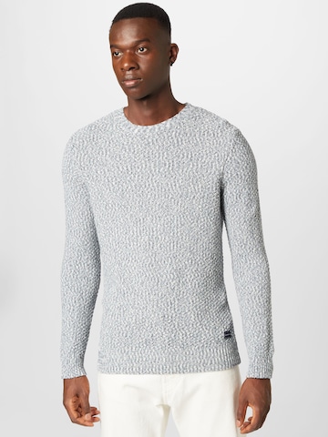 TOM TAILOR Sweater in Blue: front