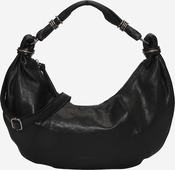 Sac bandoulière FREDsBRUDER en noir : devant