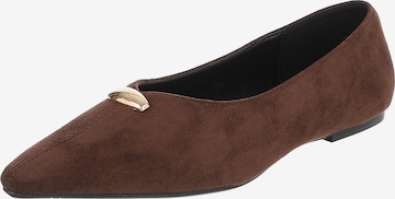 Ital-Design Ballet Flats in Brown: front