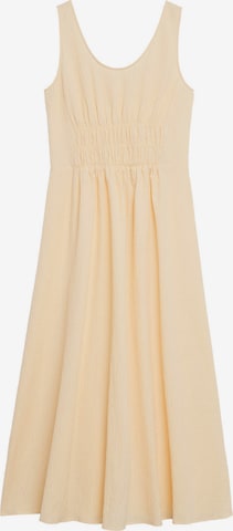 MANGO Zomerjurk in Beige: voorkant