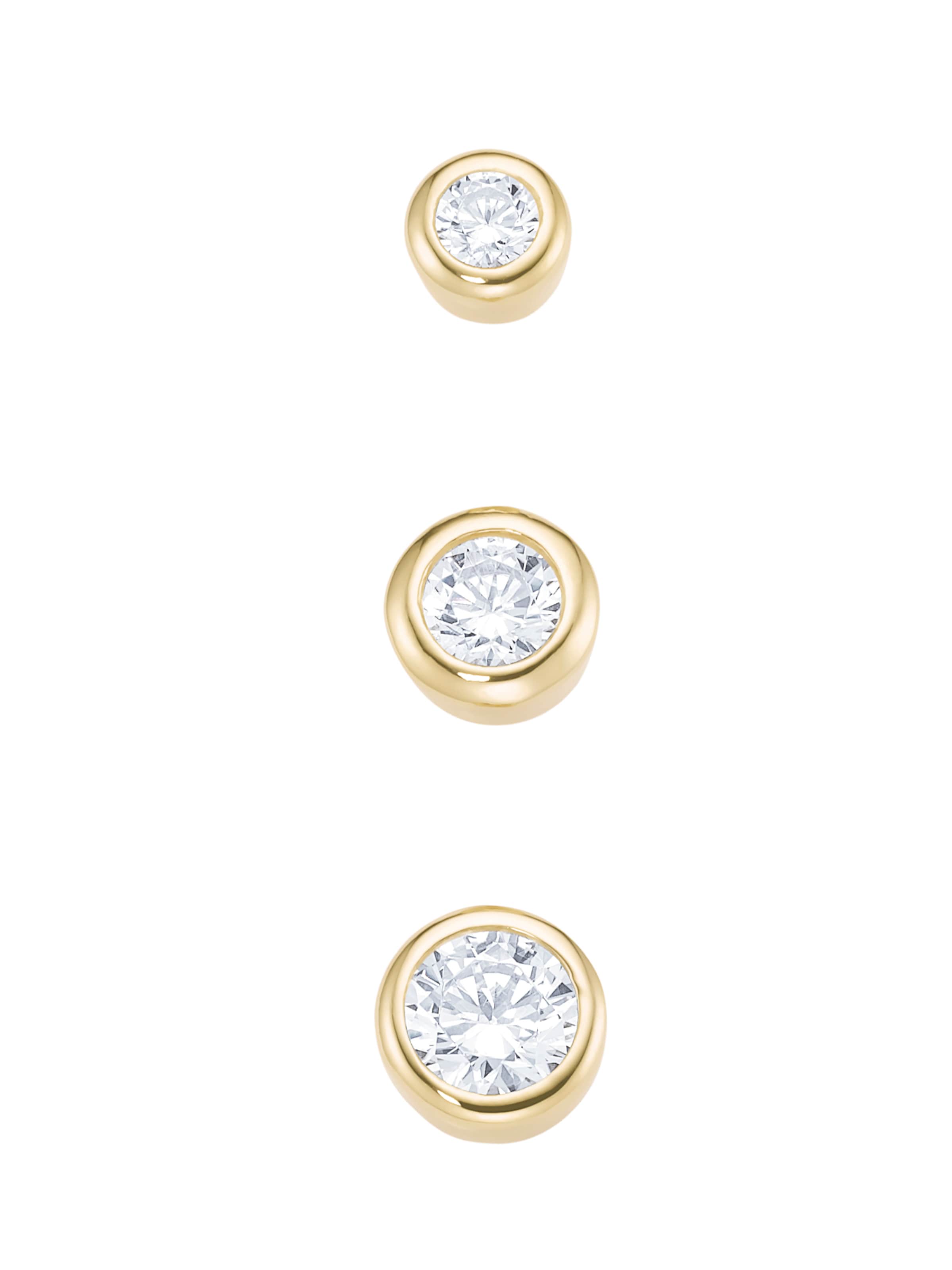 Orecchini di Smart Jewel in oro: frontale