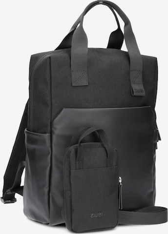 ZWEI Backpack 'LOU LUR130' in Black: front