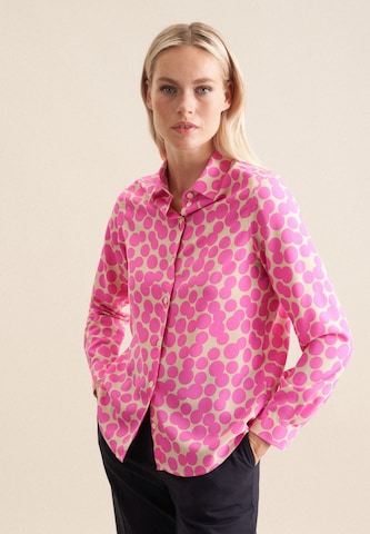 Camicia da donna 'The Essentials' di SEIDENSTICKER in rosa: frontale