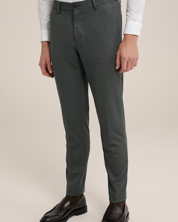 WE Fashion Slimfit Pantalon in Groen